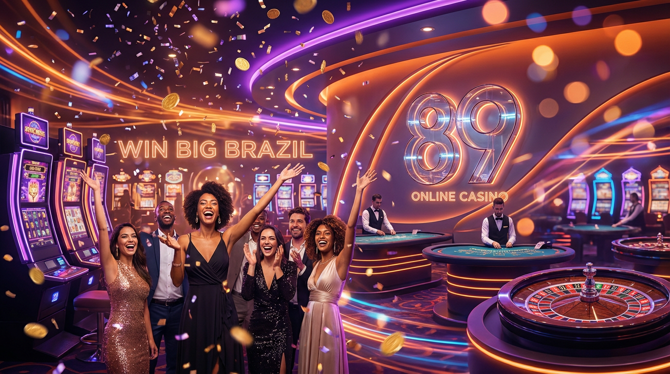 8899bet Cassino Online - Jogadores brasileiros celebrando grandes vitórias